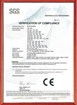 SGS CE-MARK certification (Machinery Directive 2006/42/EC)